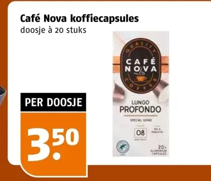 Aanbieding: koffiecapsules