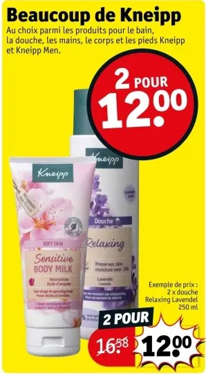 Offre: Beaucoup de Kneipp