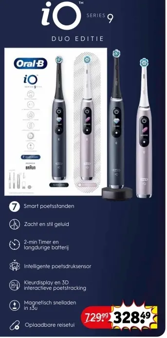 Aanbieding: Oral-B iO Series 9 Duo Editie
