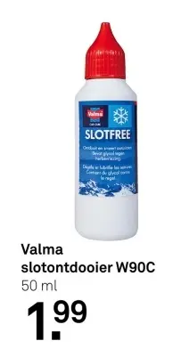 Aanbieding: Valma slotontdooier W90C
