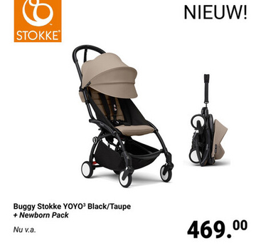 Aanbieding: Buggy Stokke® YOYO3 Taupe