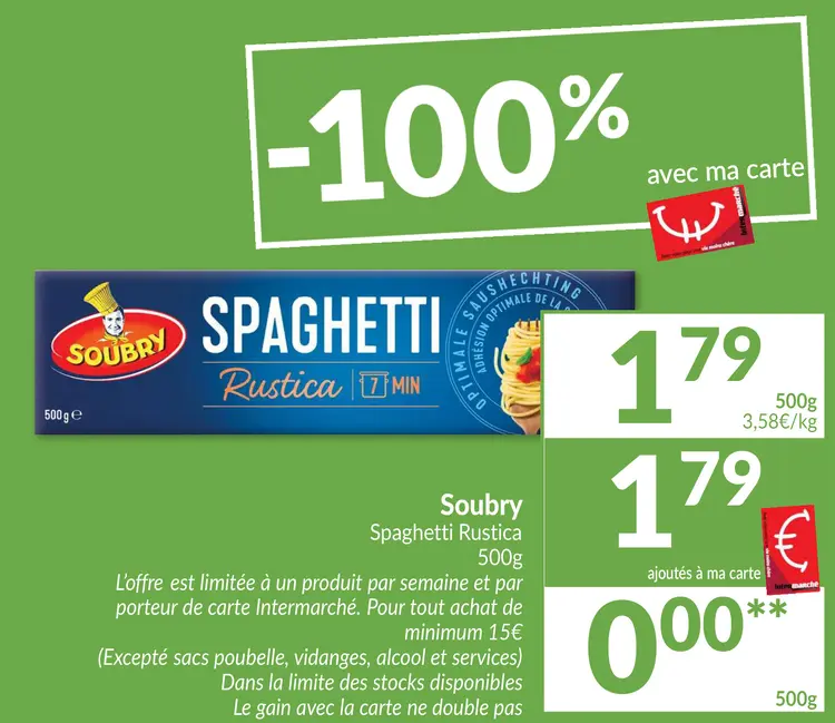 Offre: Spaghetti Rustica
