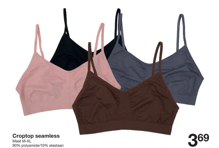 Promotie: Croptop seamless