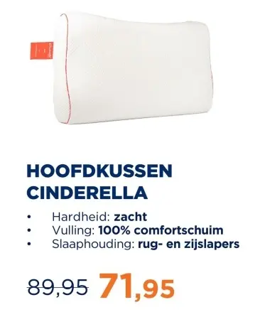 Aanbieding: Hoofdkussen cinderella