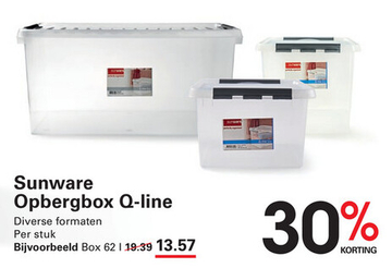 Aanbieding: Sunware Opbergbox Q-line