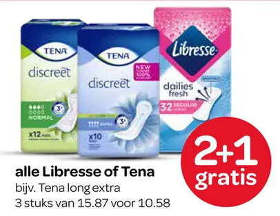 Aanbieding: Libresse or Tena