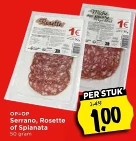 Aanbieding: Serrano, Rosette of Spianata