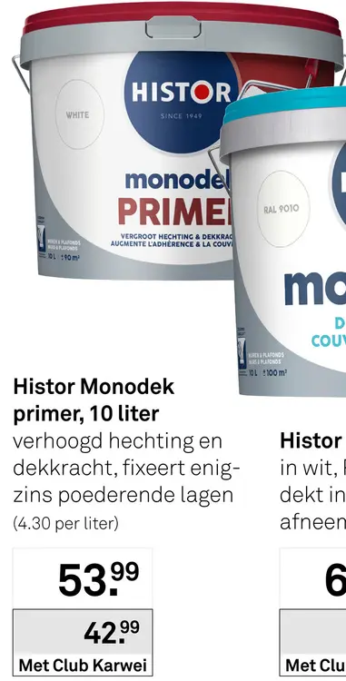 Aanbieding: Histor Monodek primer
