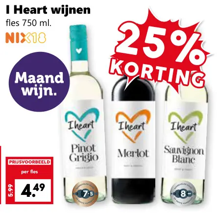 Aanbieding: I Heart wijnen