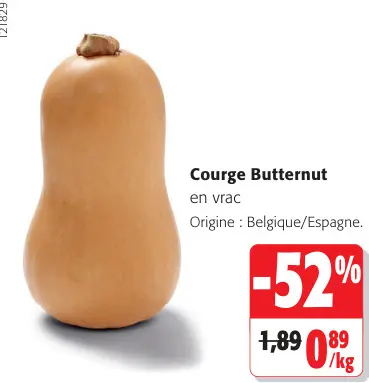 Offre: Courge Butternut