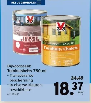 Aanbieding: Tuinhuisbeits