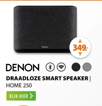 Aanbieding: Denon HOME 250 Zwart