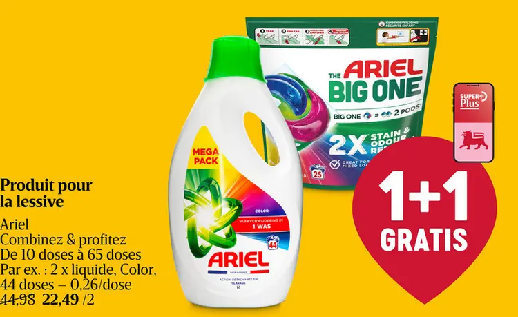 Offre: Produit pour la lessive