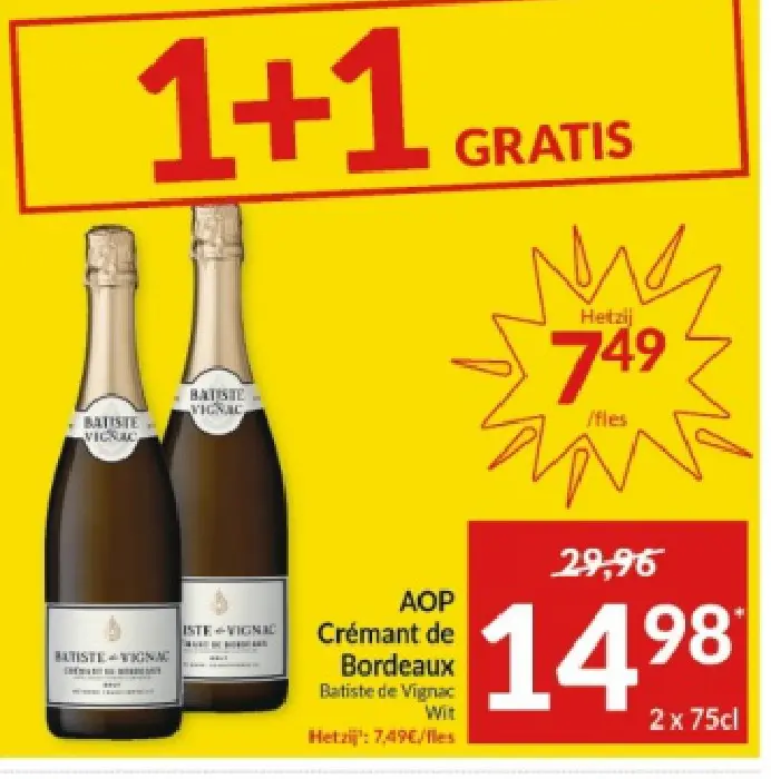 Promotie: Crémant de Bordeaux