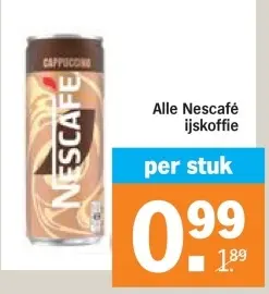 Aanbieding: Nescafé ijskoffie