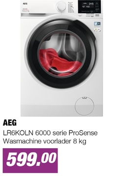 Aanbieding: LR6KOLN 6000 serie ProSense Wasmachine voorlader 8 kg