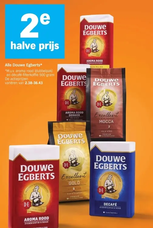 Aanbieding: Alle Douwe Egberts koffie