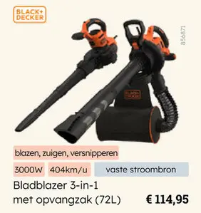 Aanbieding: Bladblazer 3-in-1 met opvangzak