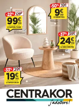Centrakor couverture de brochure