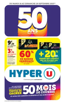 Hyper U couverture de brochure