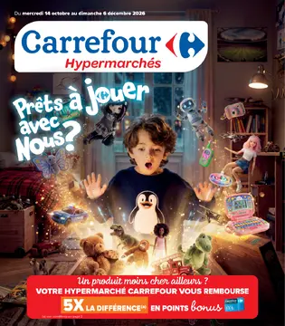 Carrefour couverture de brochure