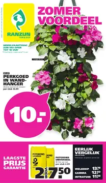 Ranzijn tuin & dier folder voorblad