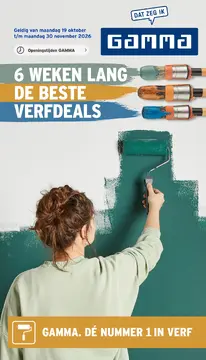 GAMMA Verfspecial folder voorblad