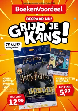 BoekenVoordeel folder voorblad