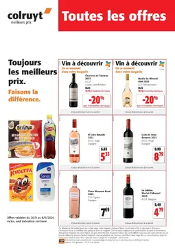 Colruyt couverture de brochure