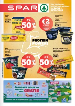 Spar couverture de brochure