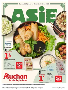Auchan couverture de brochure
