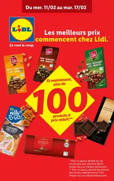 Lidl couverture de brochure