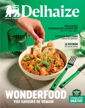 Delhaize couverture de brochure