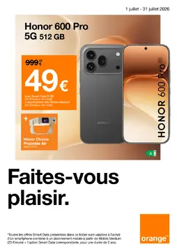 Orange couverture de brochure