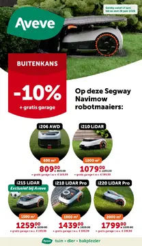 Aveve folder voorblad
