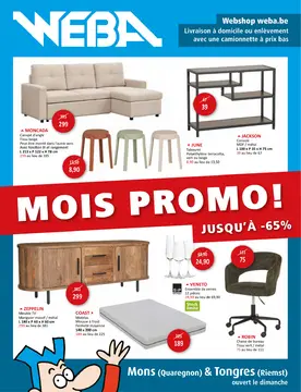 WEBA couverture de brochure