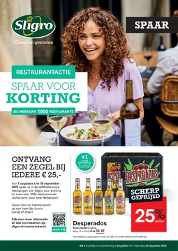 Sligro folder voorblad
