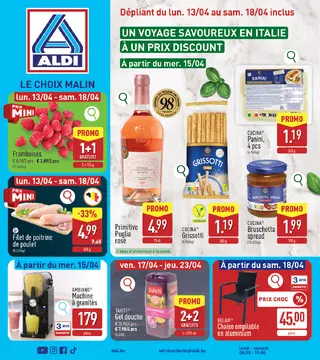 ALDI couverture de brochure