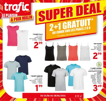 Trafic couverture de brochure