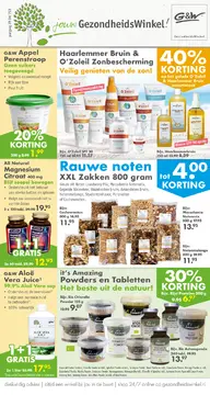 G&W Gezondheidswinkel folder voorblad