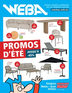 WEBA couverture de brochure