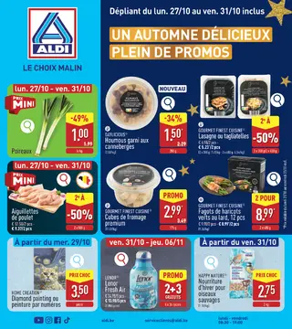 ALDI couverture de brochure
