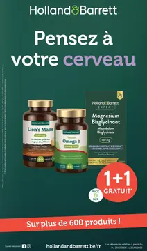 Holland & Barrett couverture de brochure