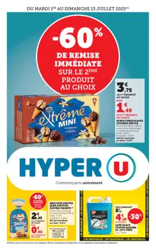 Hyper U couverture de brochure