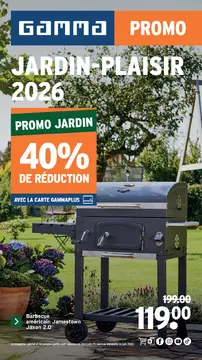 GAMMA Jardin couverture de brochure