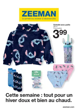 Zeeman couverture de brochure