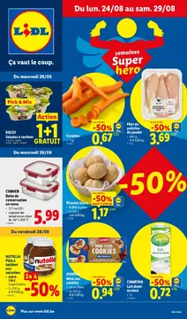 Lidl couverture de brochure