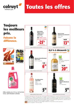 Colruyt couverture de brochure