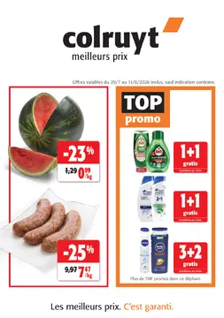 Colruyt couverture de brochure