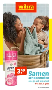 Wibra folder voorblad